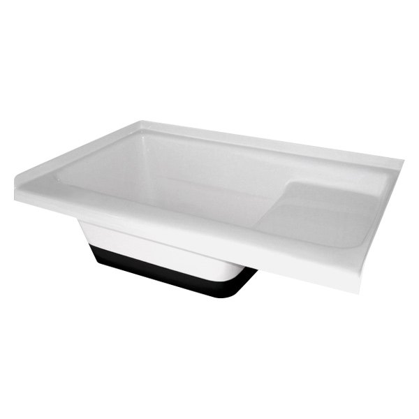 Icon Technologies® - Polar White Sit in Step Tub with Left Hand Drain