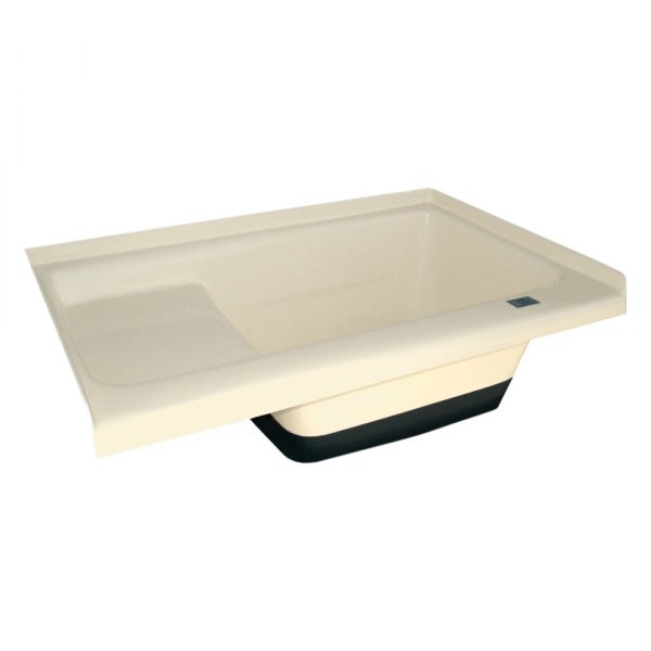 Icon Technologies® - Colonial White Sit in Step Tub with Right Hand Drain