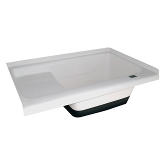 Icon Technologies® - Polar White Sit in Step Tub with Right Hand Drain (36"L x 24"W)