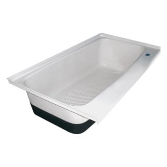 Icon Technologies® - TU600 Polar White Bath Tub with Right Hand Drain (46"L x 24"W)