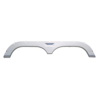 Icon Technologies® 01531 - FS720 77-1/8"L x 13-7/8"H (8-7/8" Arch Heigh) Gray Tandem Fender Skirt for Fleetwood Prowler/Regal/Terry Quantum/Terry LX Model