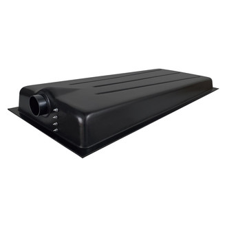 Icon Technologies® - HT708-ED 32 gal. Center End Drain Waste Holding Tank with 3" Spigot and 4-Level Sensors (57"L x 24-1/2"W x 7"H)