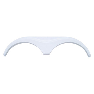 Icon Technologies® - FS763 69-1/8"L x 16"H (11-3/8" Arch Heigh) Polar White Tandem Fender Skirt for Heartland Big Country/Bighorn/Cyclone/Landmark/Razor/Sundance/Trail Runner/Gateway Model