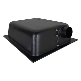 Icon Technologies® - HT630-ED 6 gal. Left or Bottom End Drain Waste Holding Tank with 3" Spigot and 4-Level Sensors (22-1/2"L x 18-1/2"W x 6"H)