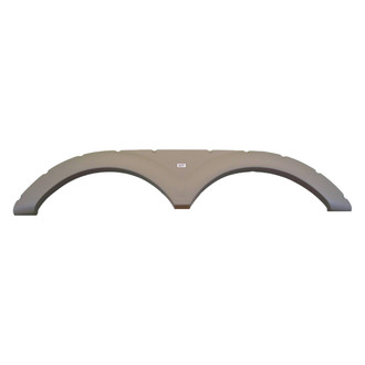 Icon Technologies® 01706 - FS1705 72"L x 14-1/4"H (9-1/4" Arch Heigh) Taupe Tandem Fender Skirt for Keystone Challenger/Everest Model