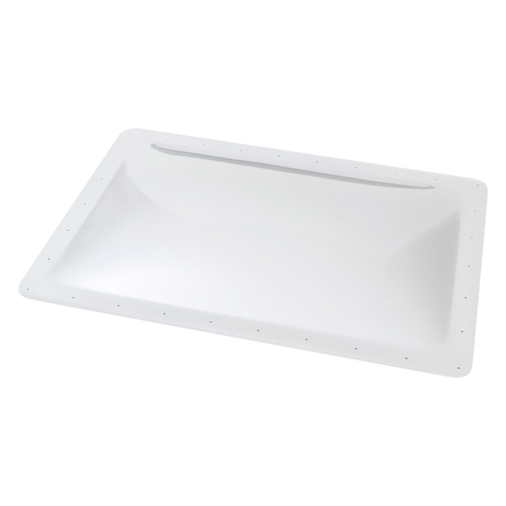 White Plastic RV Skylight Cover – 17.8" X 25" X 4.5" Exterior Camper Skylight