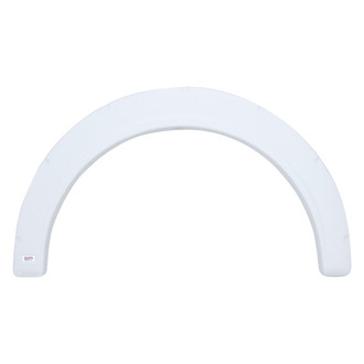 Icon Technologies® - FS1916 41-3/4"L x 24"H (18-3/4" Arch Heigh) Polar White Single Axle Fender Skirt for Fleetwood Flair Model