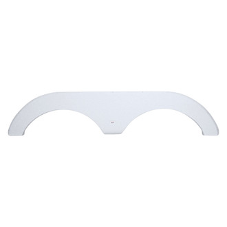 Icon Technologies® - FS2033 70-3/4"L x 15"H (8-3/4" Arch Heigh) Polar White Tandem Fender Skirt for Forest River Cherokee Model