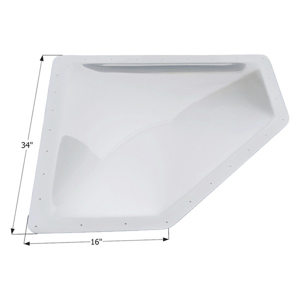 ICON Lucernario Per Camper RV 12111 - Policarbonato 76x33cm Antitrauma UV - 3