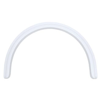 Icon Technologies® - FS2123 40"L x 25-5/8"H (22-3/4" Arch Heigh) Polar White Single Axle Fender Skirt for Four Winds Hurricane Model