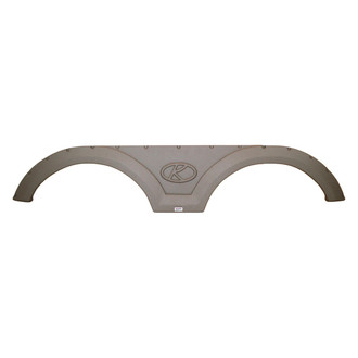 Icon Technologies® - FS2248 77-7/8"L x 13"H (9" Arch Heigh) Taupe Tandem Fender Skirt for Keystone Passport/Premier/Bullet Model