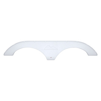 Icon Technologies® - FS2293 70-5/8"L x 11-1/8"H (6-1/8" Arch Heigh) Metallic Olive Gray Tandem Fender Skirt for Keystone Cougar Model