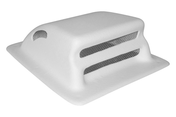 Icon Technologies® - 6.25" x 7.5" Polar White Plumbing Vent Cover