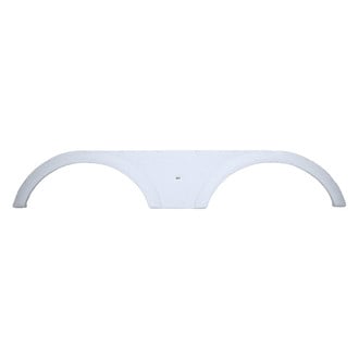 Icon Technologies® 12590 - FS2127 76-5/8"L x 13-3/8"H (10-3/8" Arch Heigh) Black Tandem Fender Skirt for Heartland North Trail Model