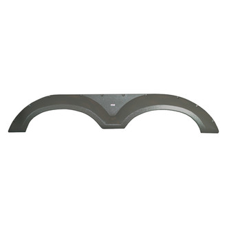 Icon Technologies® - FS2600 76-1/2"L x 15"H (9-3/4" Arch Heigh) Olive Gray Tandem Fender Skirt for Coachmen Chaparral Model