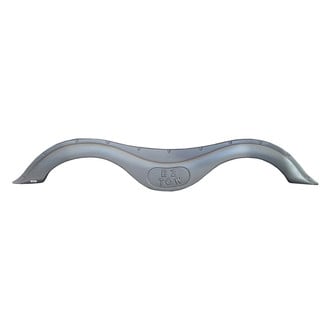 Icon Technologies® 12607 - FS2607 82-1/2"L x 13"H (8-1/8" Arch Heigh) Midnight Metallic Gray Tandem Fender Skirt for Prime Time RV Tracer Ultra Lite Model