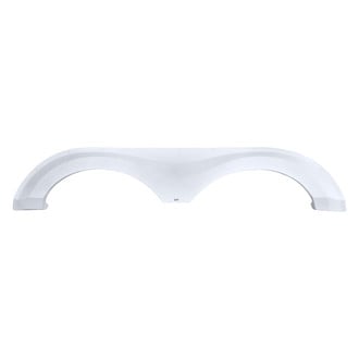 Icon Technologies® 12708 - FS2694 77-3/4"L x 15-1/2"H (10-1/2" Arch Heigh) Colonial White Tandem Fender Skirt for Evergreen/Forest River Bay Hill/Viper/Palomino/Columbus Model