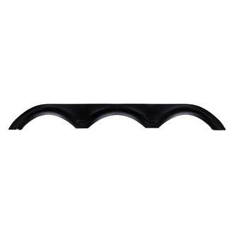 Icon Technologies® - FS2886 110"L x 14-1/2"H (7-1/8" Arch Heigh) Black Triple Axle Fender Skirt for KZ Sportsmen Model