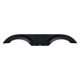 Icon Technologies® - FS4011 75-1/4"L x 9-1/4"H (4-1/4" Arch Heigh) Black Tandem Fender Skirt for Jayco Whitehawk Model