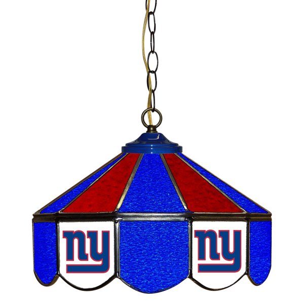 Imperial International® - NFL 14" Glass Pub Lamp with New York Giants Logo
