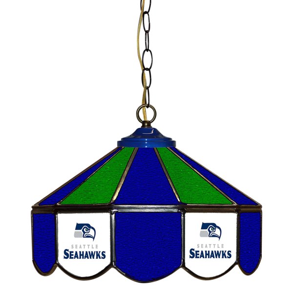 Imperial International® - NFL 14" Glass Pub Lamp with Seattle Seahawks Logo