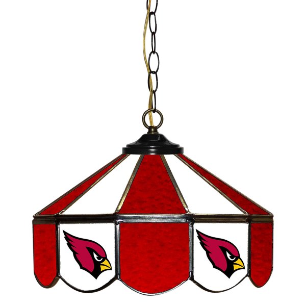 Imperial International® - NFL 14" Glass Pub Lamp with Arizona Cardinals Logo