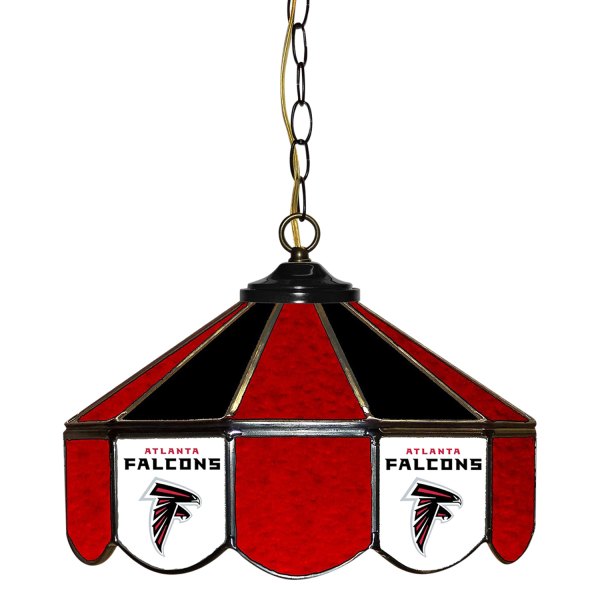 Imperial International® - NFL 14" Glass Pub Lamp with Atlanta Falcons Logo