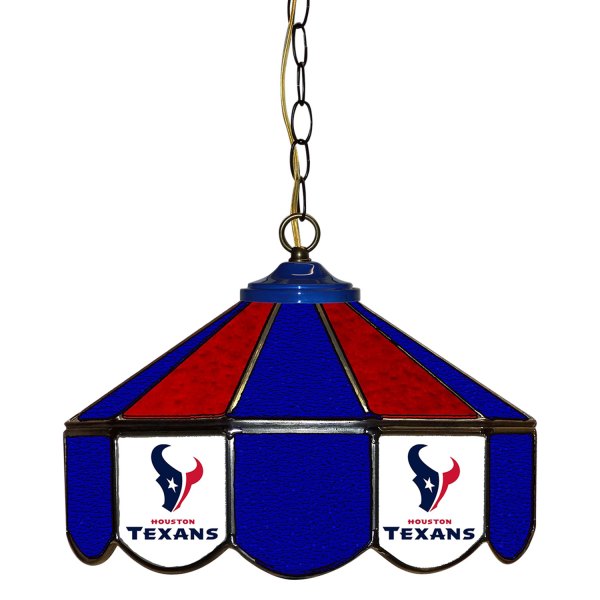 Imperial International® - NFL 14" Glass Pub Lamp with Houston Texans Logo