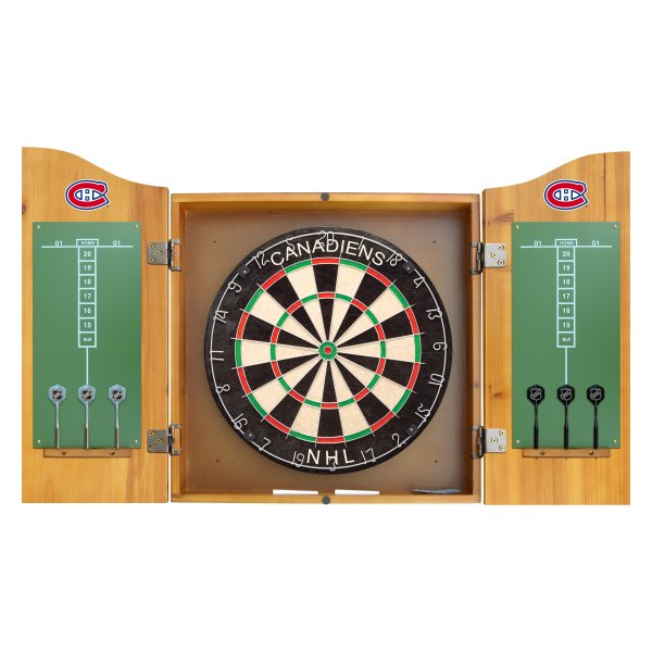 Imperial International® - NHL Dart Cabinet Set with Montreal Canadiens Logo