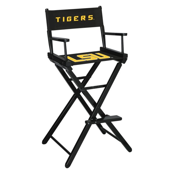Imperial International® - Collegiate Bar Height Directors Chair with Louisiana State University Logo