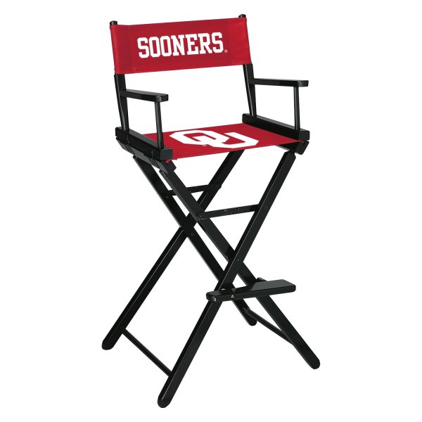 Imperial International® - Collegiate Bar Height Directors Chair with University of Oklahoma Logo
