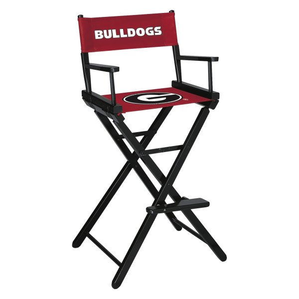 Imperial International® - Collegiate Bar Height Directors Chair with University of Georgia Logo