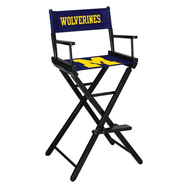 Imperial International® - Collegiate Bar Height Directors Chair with University of Michigan Logo