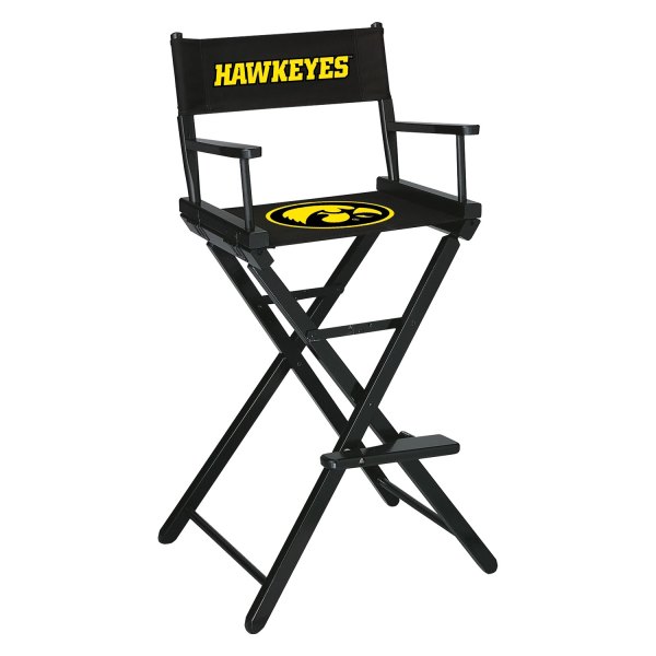 Imperial International® - Collegiate Bar Height Directors Chair with University of Iowa Logo