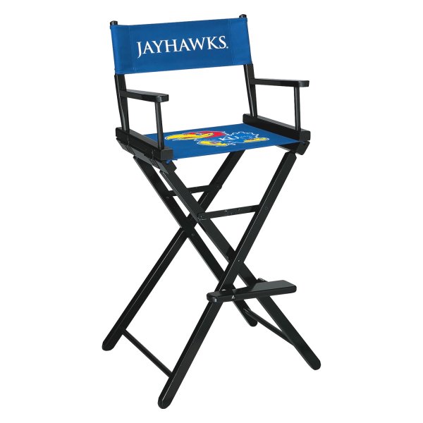 Imperial International® - Collegiate Bar Height Directors Chair with University of Kansas Logo