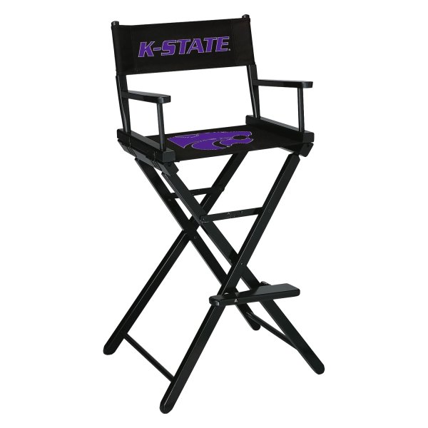Imperial International® - Collegiate Bar Height Directors Chair with Kansas State University Logo