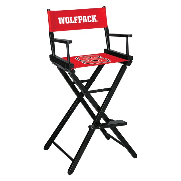 Imperial International® - Collegiate Bar Height Directors Chair with North Carolina State University Logo