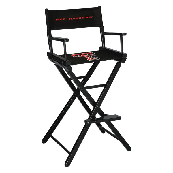 Imperial International® - Collegiate Bar Height Directors Chair with Texas Tech University Logo