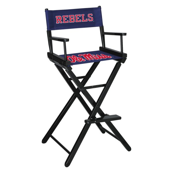 Imperial International® - Collegiate Bar Height Directors Chair with University of Mississippi Logo