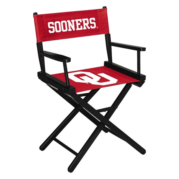 Imperial International® - Collegiate Table Height Directors Chair with University of Oklahoma Logo
