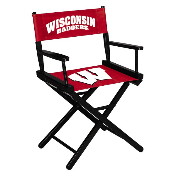Imperial International® - Collegiate Table Height Directors Chair with University of Wisconsin Logo