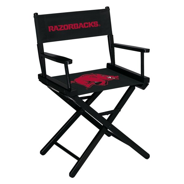 Imperial International® - Collegiate Table Height Directors Chair with University of Arkansas Logo