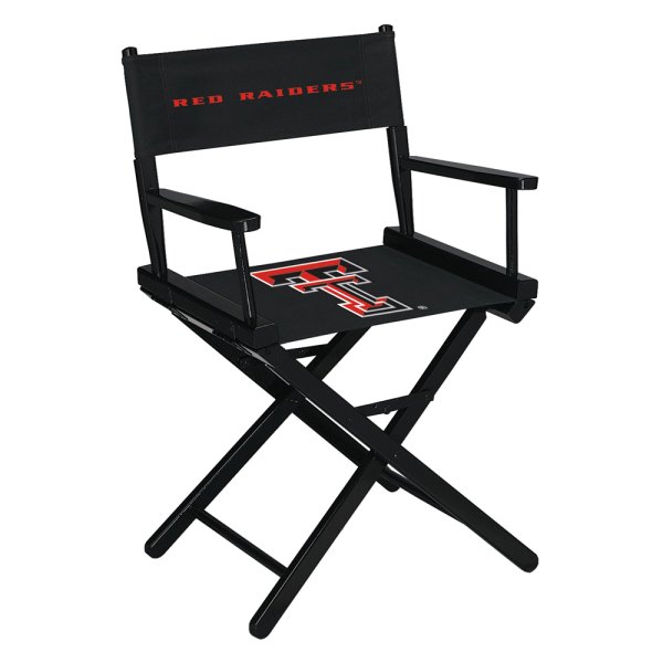 Imperial International® - Collegiate Table Height Directors Chair with Texas Tech University Logo