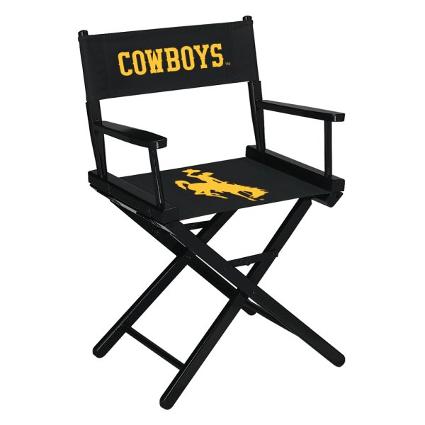 Imperial International® - Collegiate Table Height Directors Chair with University of Wyoming Logo