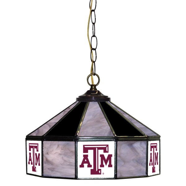 Imperial International® - Collegiate 14" Glass Pub Lamp with Texas A&M University Logo