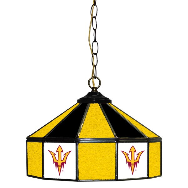 Imperial International® - Collegiate 14" Glass Pub Lamp with Arizona State University Logo