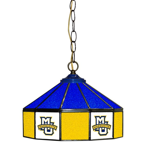 Imperial International® - Collegiate 14" Glass Pub Lamp with Marquette Logo