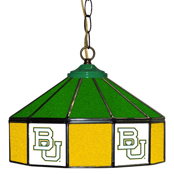 Imperial International® - Collegiate 14" Glass Pub Lamp with Baylor University Logo
