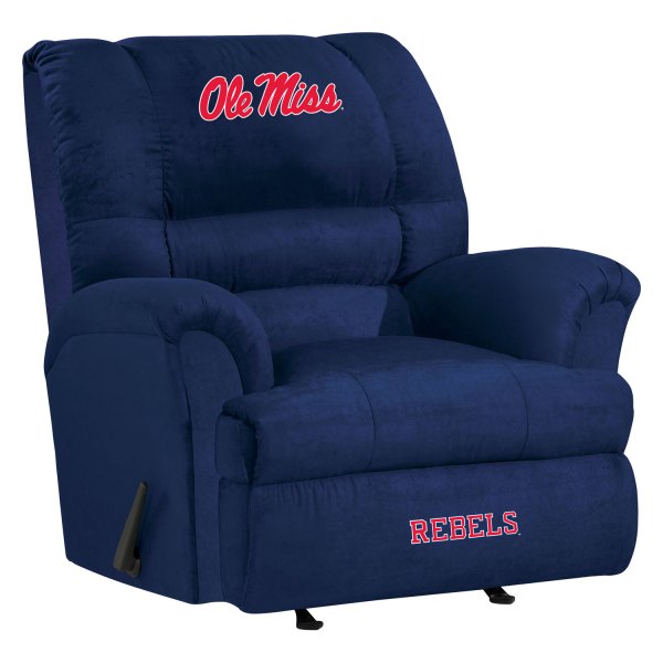 Imperial International® - Collegiate Big Daddy Microfiber Recliner with University of Mississippi Logo