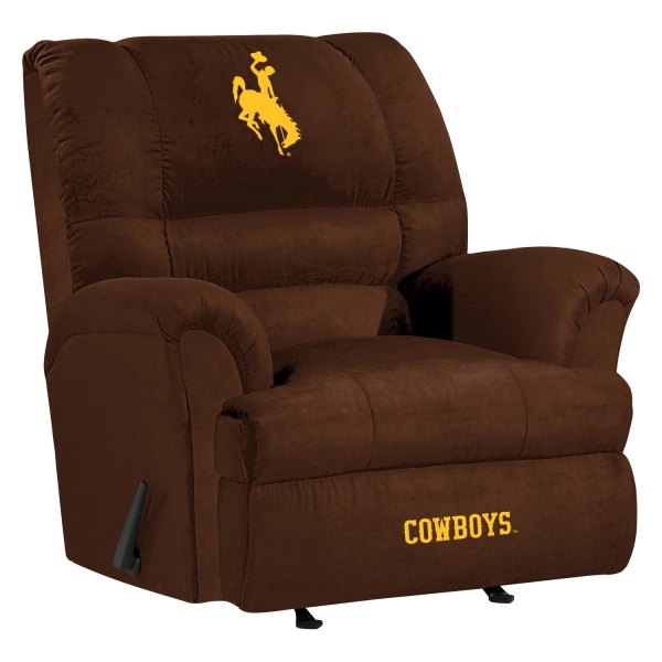 Imperial International® - Collegiate Big Daddy Microfiber Recliner with University of Wyoming Logo
